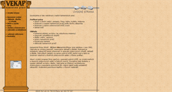 Desktop Screenshot of kamenictvi-vekap.com